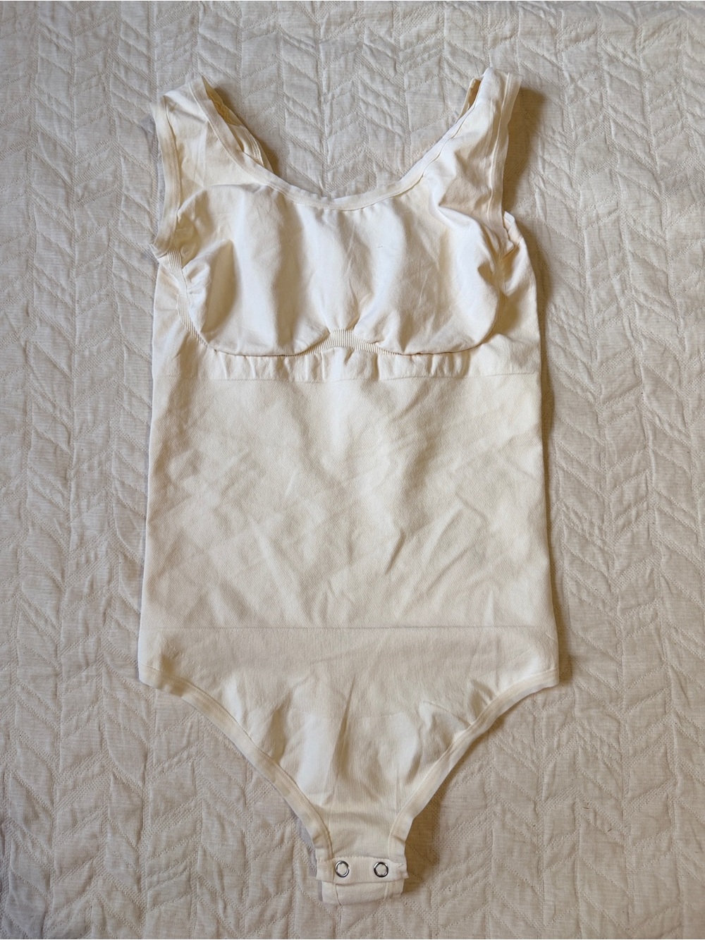 Cream One-Piece Bodysuit